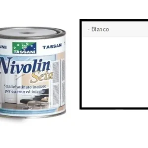 Lage Prijs Smalto satinato inodore sintetico Nivolin 750ml bianco 24500bia
